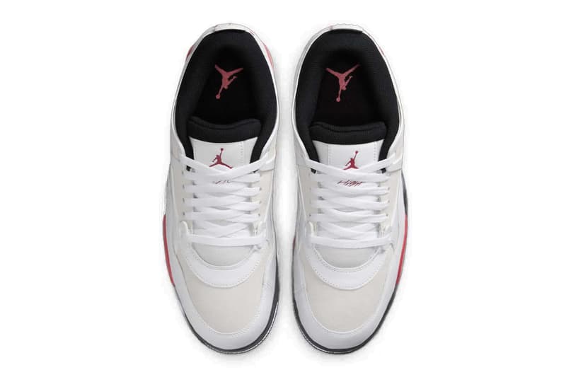 Official Look at Air Jordan 4 RM "White/Gym Red" IB7693-100 White/Gym Red-Photon Dust-Black jordan brand jumpman swoosh