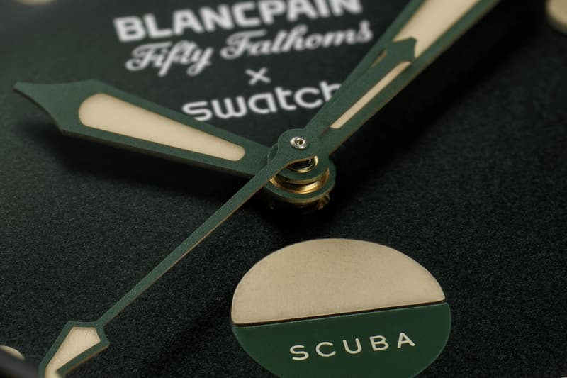 Blancpain x Swatch Bioceramic Scuba Fifty Fathoms GREEN ABYSS Release Info