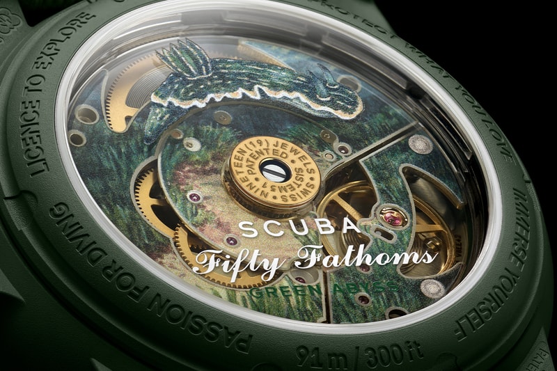 Blancpain x Swatch Bioceramic Scuba Fifty Fathoms GREEN ABYSS Release Info
