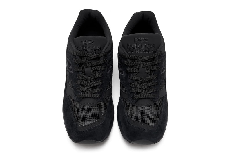 New Balance 1500 Made in UK Drops in "Black" summer fall all-black cat leather suede mesh
