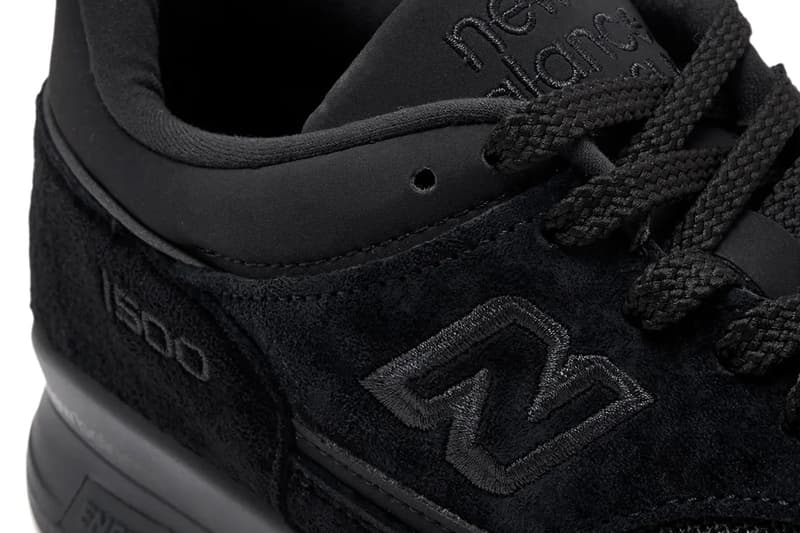 New Balance 1500 Made in UK Drops in "Black" summer fall all-black cat leather suede mesh