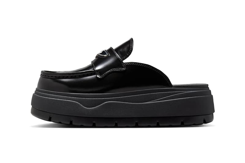 Air Jordan Mule Loafer "Black/Metallic Silver" HJ4292-001 Black/Metallic Silver fall 2025 jordan brand loafer slides
