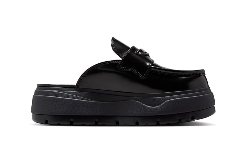 Air Jordan Mule Loafer "Black/Metallic Silver" HJ4292-001 Black/Metallic Silver fall 2025 jordan brand loafer slides 