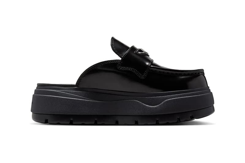 Air Jordan Mule Loafer "Black/Metallic Silver" HJ4292-001 Black/Metallic Silver fall 2025 jordan brand loafer slides