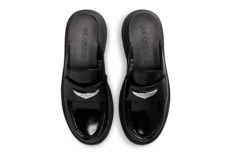 Air Jordan Mule Loafer "Black/Metallic Silver" HJ4292-001 Black/Metallic Silver fall 2025 jordan brand loafer slides