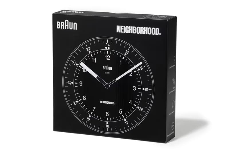 Braun & NEIGHBORHOOD Reproduce Retro Clock Designs From the 1980s