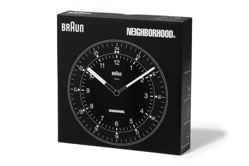 Braun x NEIGHBORHOOD Clocks Release Date Information
