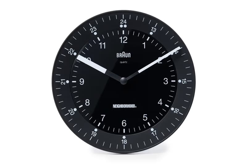 Braun x NEIGHBORHOOD Clocks Release Date Information