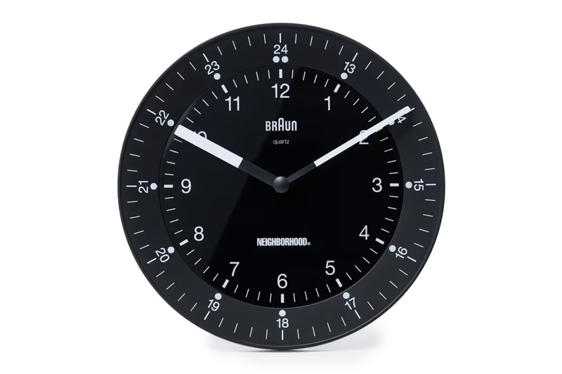 Braun x NEIGHBORHOOD Clocks Release Date Information
