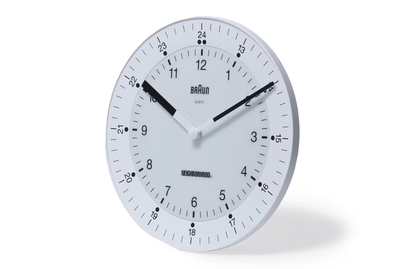 Braun x NEIGHBORHOOD Clocks Release Date Information