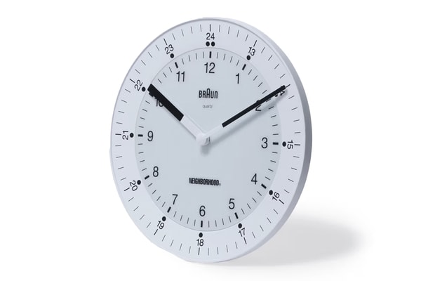 Braun x NEIGHBORHOOD Clocks Release Date Information