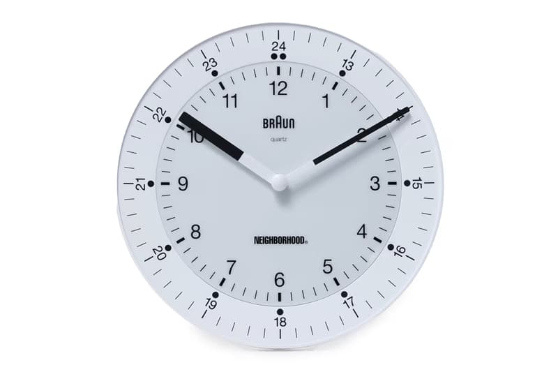 Braun x NEIGHBORHOOD Clocks Release Date Information