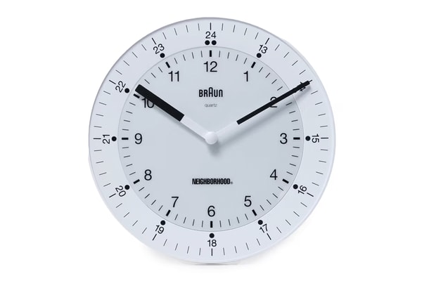 Braun x NEIGHBORHOOD Clocks Release Date Information