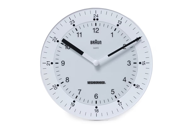 Braun x NEIGHBORHOOD Clocks Release Date Information