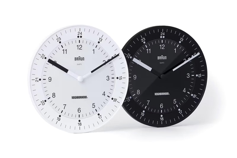 Braun x NEIGHBORHOOD Clocks Release Date Information