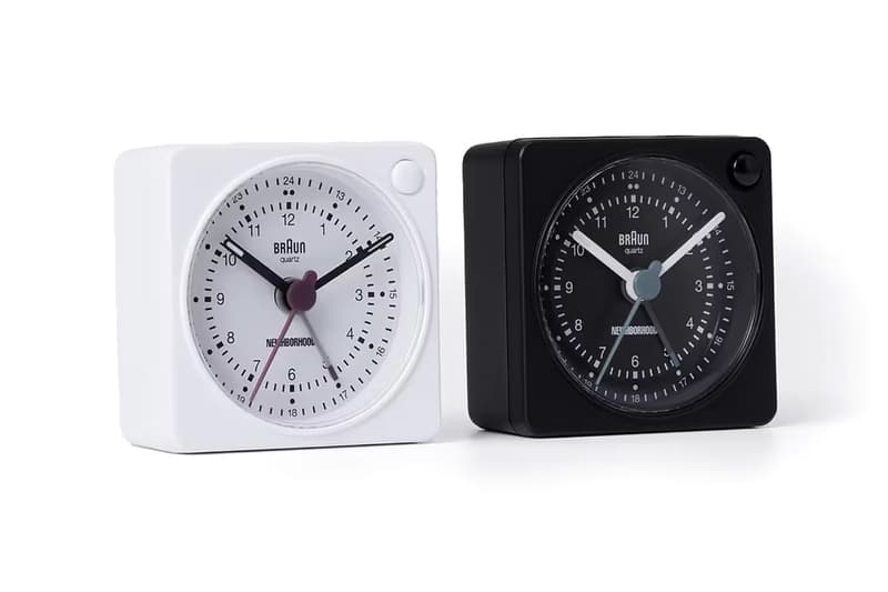 Braun x NEIGHBORHOOD Clocks Release Date Information