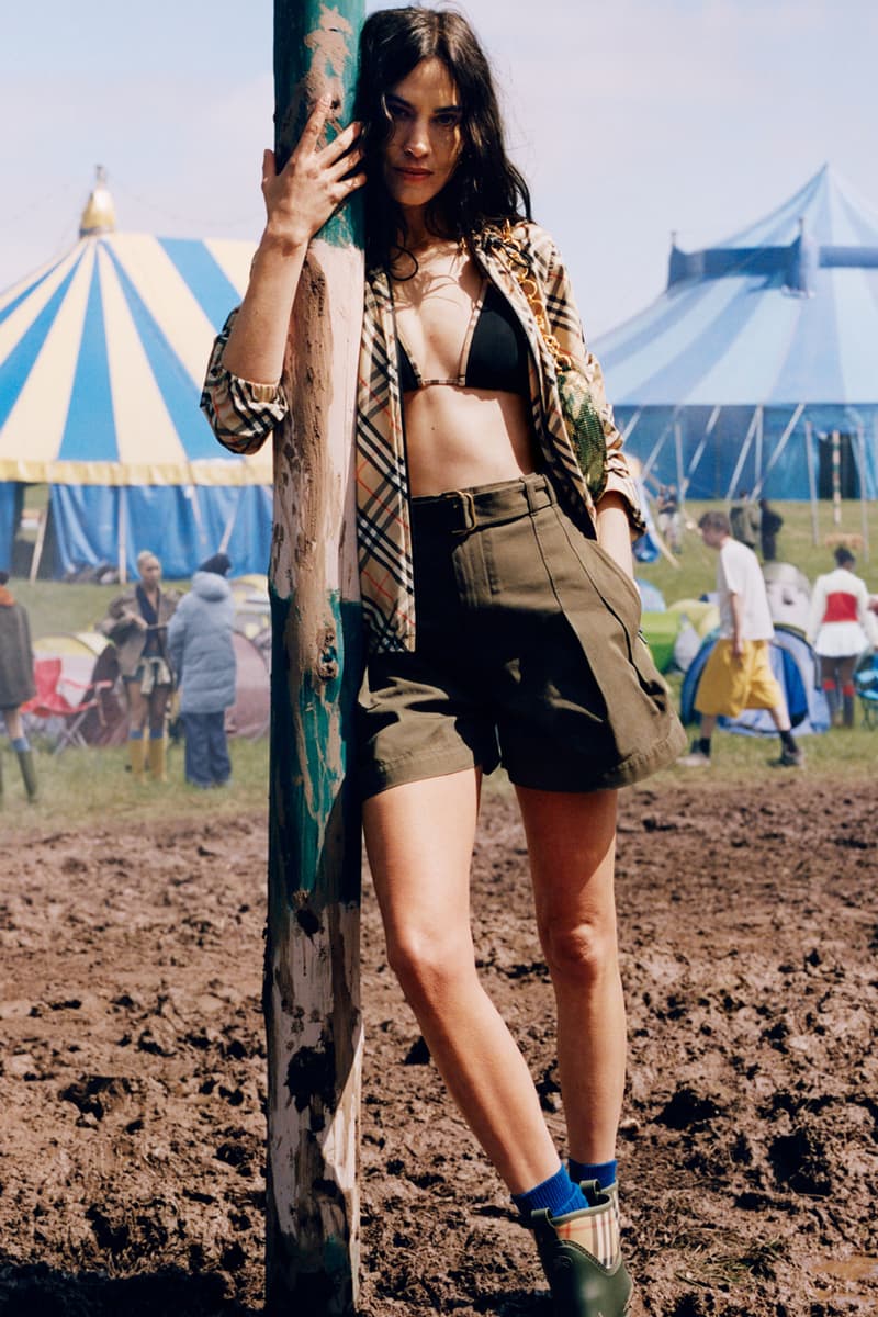 Burberry Festival Campaign SS25 Liam Gallagher Goldie Alexa Chung Cara Delevingne