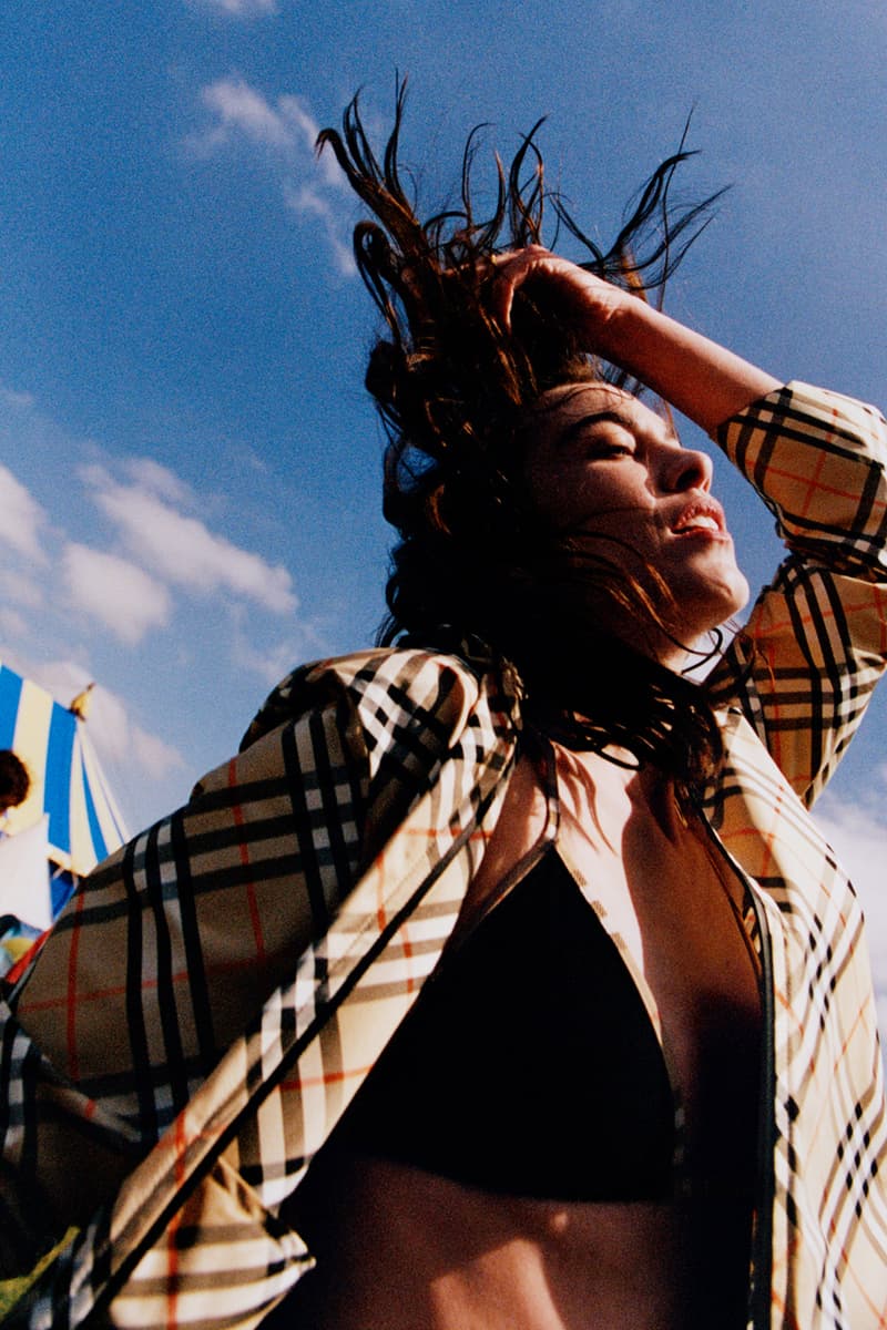 Burberry Festival Campaign SS25 Liam Gallagher Goldie Alexa Chung Cara Delevingne