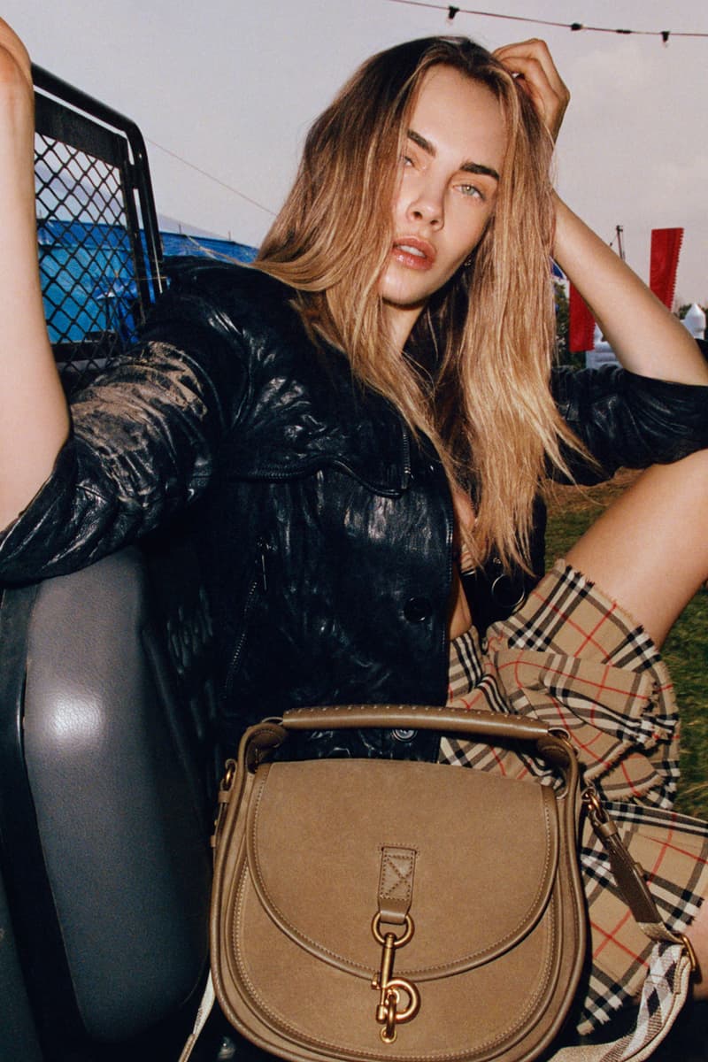 Burberry Festival Campaign SS25 Liam Gallagher Goldie Alexa Chung Cara Delevingne