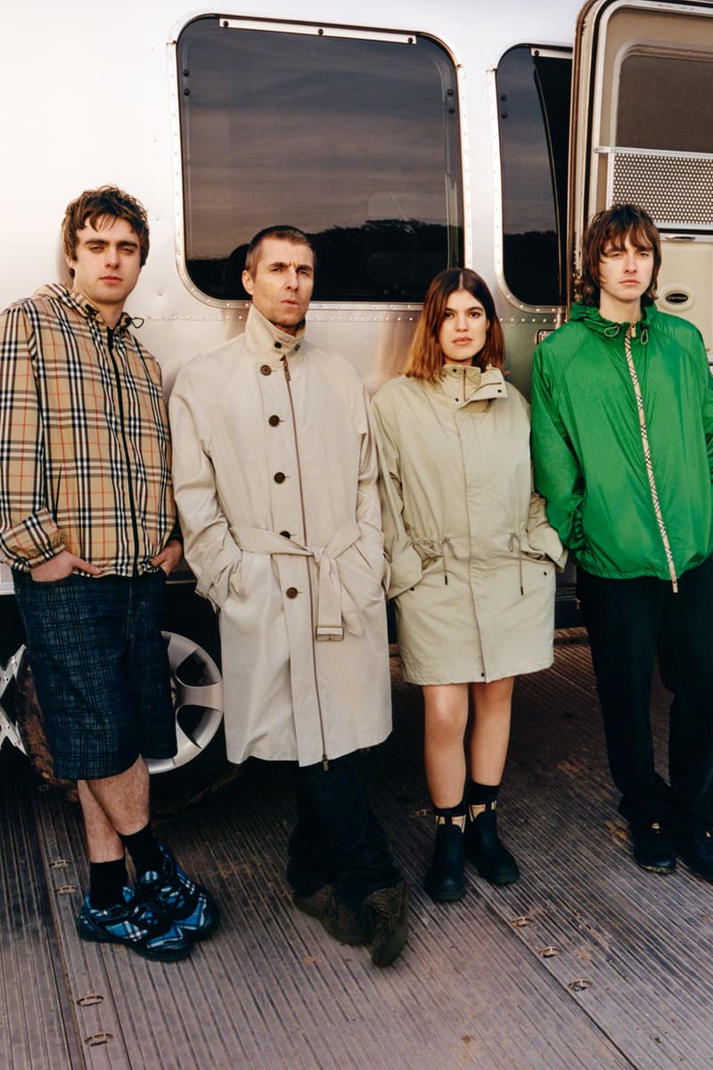 Burberry Festival Campaign SS25 Liam Gallagher Goldie Alexa Chung Cara Delevingne