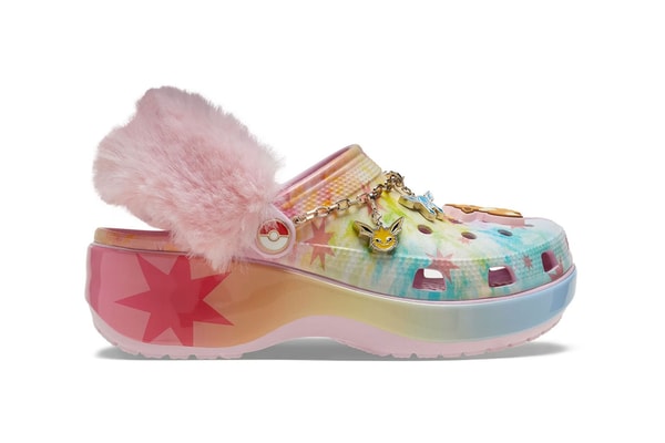 Pokémon and Crocs Spotlight "Eevee" in Latest Classic Clog Collaboration Crocs Classic Platform Clog “Pokémon Eevee” (SKU: 211429-90H