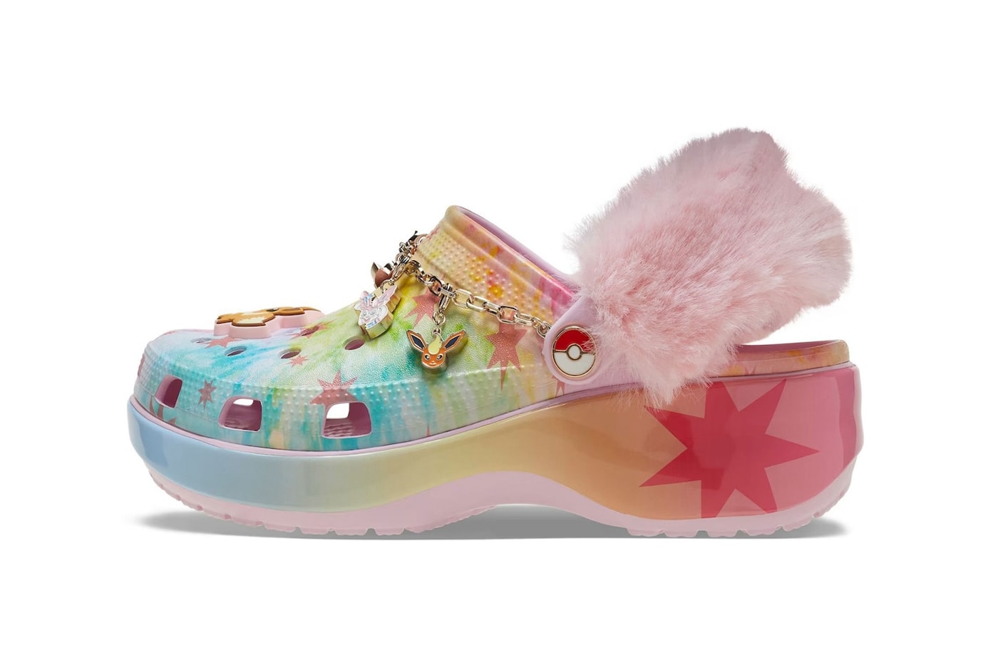 Pokémon and Crocs Spotlight "Eevee" in Latest Classic Clog Collaboration Crocs Classic Platform Clog “Pokémon Eevee” (SKU: 211429-90H