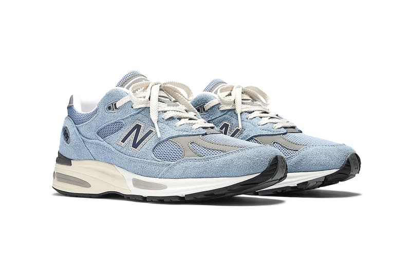New Balance 991v2 Surfaces in "Celestial Blue" U991BV2 Celestial Blue/Faded Denim-Moon Mist release info made in uk