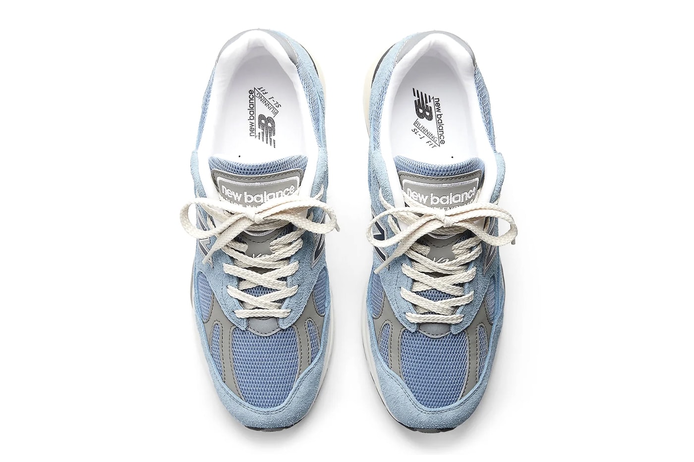 New Balance 991v2 Surfaces in "Celestial Blue" U991BV2 Celestial Blue/Faded Denim-Moon Mist release info made in uk