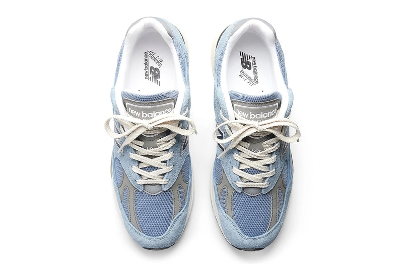 New Balance 991v2 Surfaces in "Celestial Blue" U991BV2 Celestial Blue/Faded Denim-Moon Mist release info made in uk