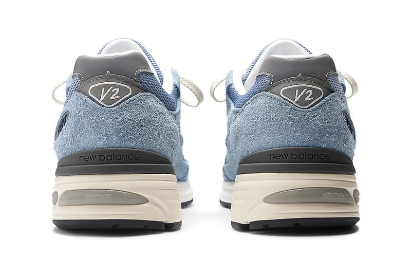 New Balance 991v2 Surfaces in "Celestial Blue" U991BV2 Celestial Blue/Faded Denim-Moon Mist release info made in uk