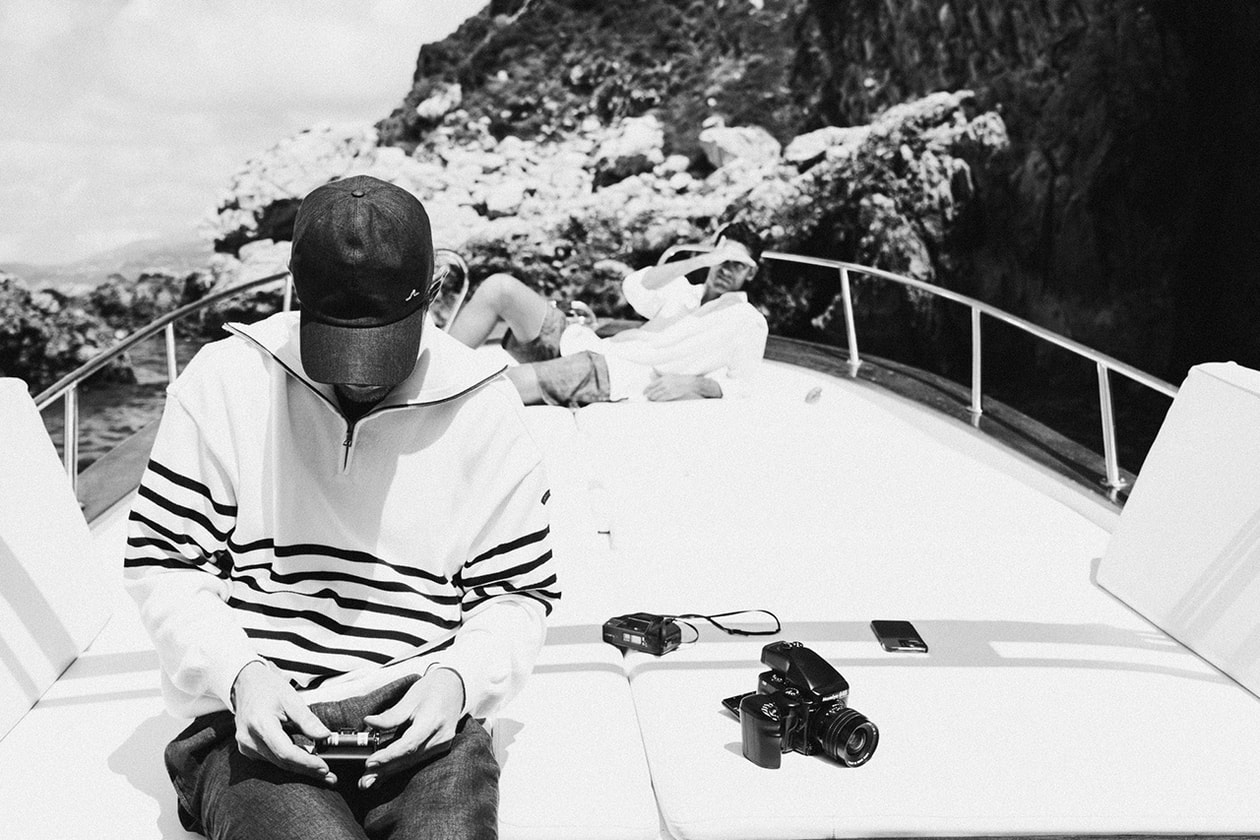 Through the Lens: Nikk Martin for Paul & and Shark capri italy berlin germany fashion spring summer 2025 25 video campaign interview camera film digital analogue luxury 