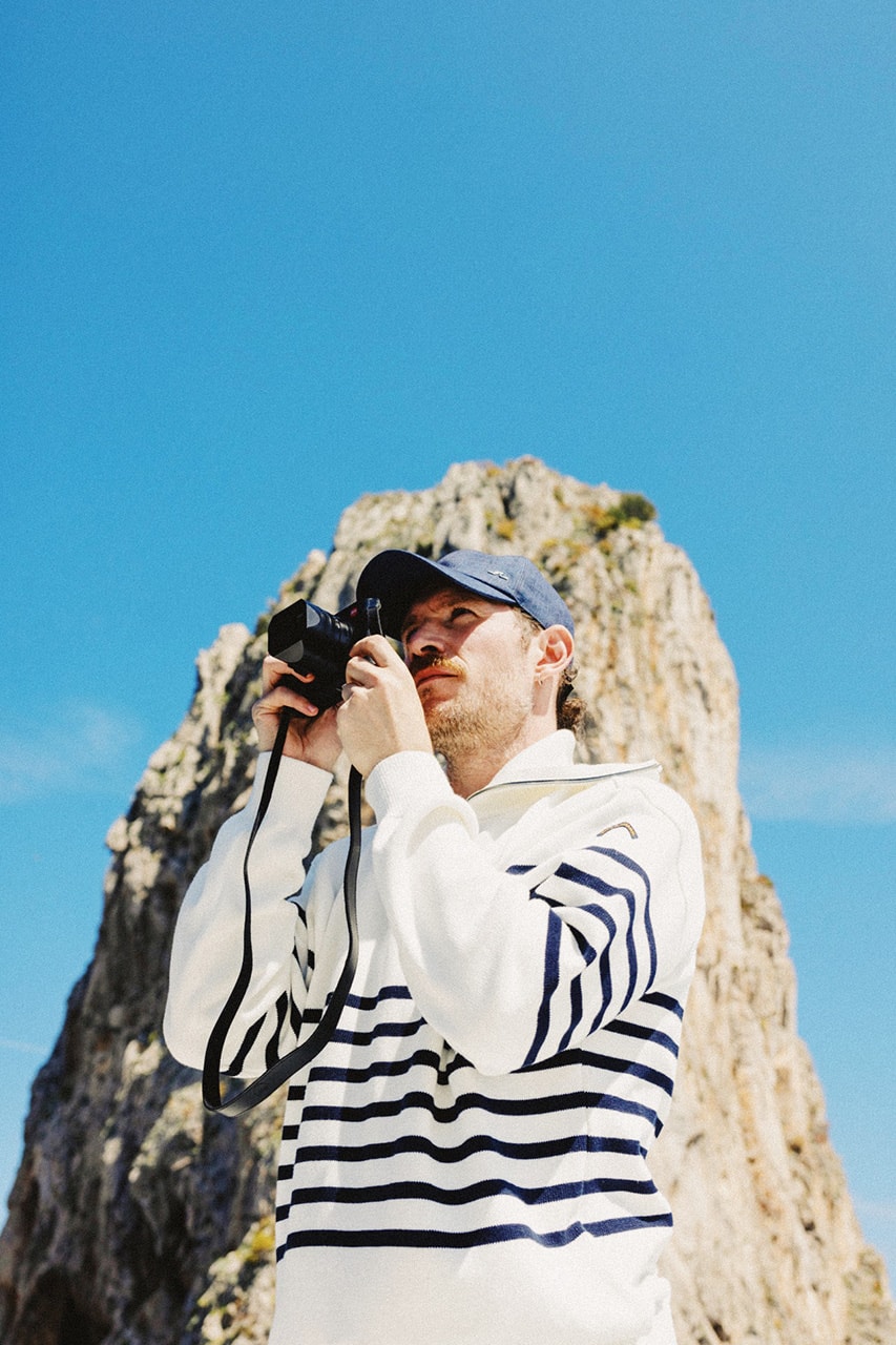 Through the Lens: Nikk Martin for Paul & and Shark capri italy berlin germany fashion spring summer 2025 25 video campaign interview camera film digital analogue luxury 