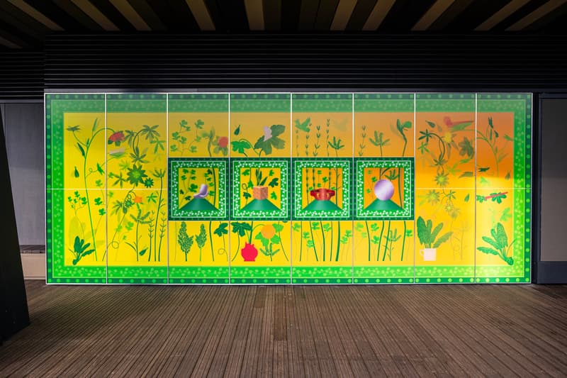 Yinka Ilori '100 Found Objects' Installation London Fulham Pier art artworks