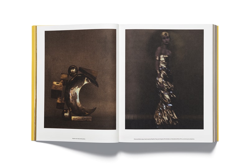 A Decade of Reflection: Acne Paper Unveils Issue 20 swedish brand acne studios fashion magazine edition golden retrospective reflection