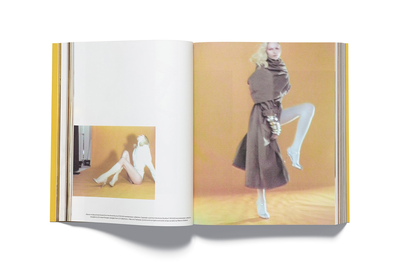 A Decade of Reflection: Acne Paper Unveils Issue 20 swedish brand acne studios fashion magazine edition golden retrospective reflection