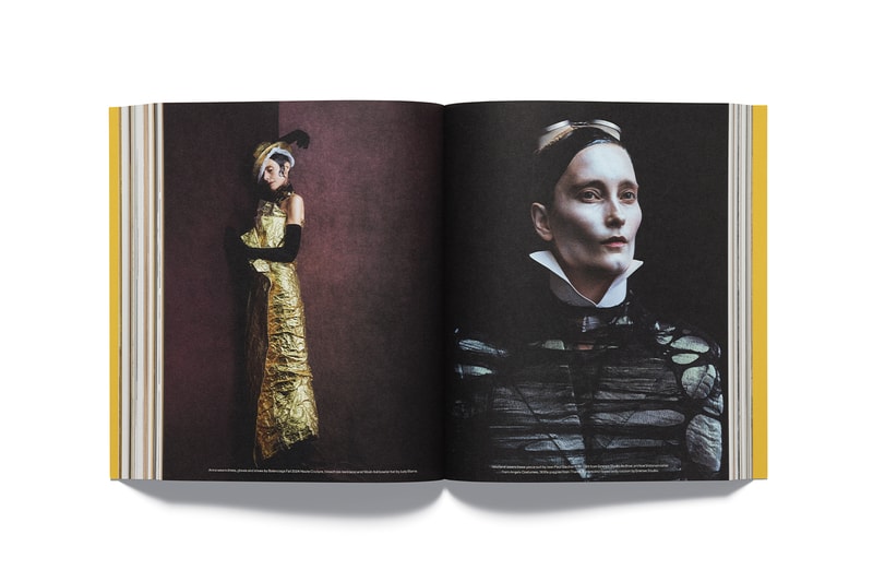 A Decade of Reflection: Acne Paper Unveils Issue 20 swedish brand acne studios fashion magazine edition golden retrospective reflection
