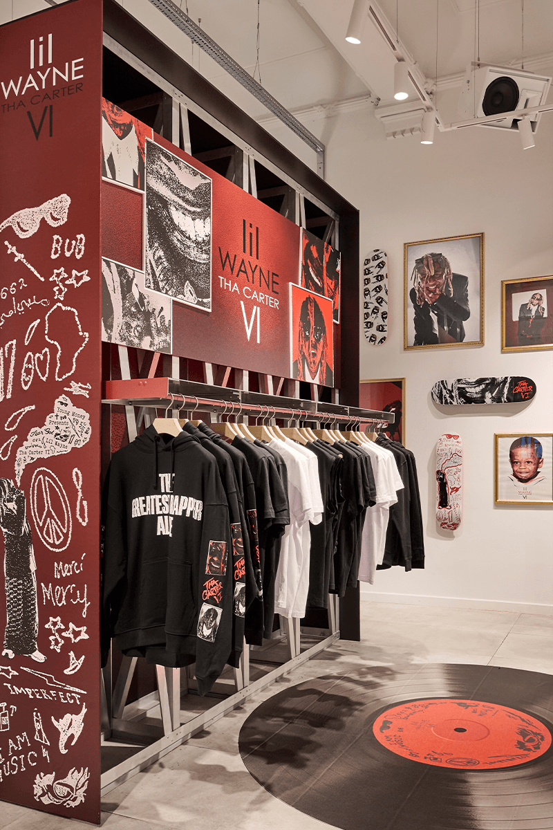 A Lil Wayne Pop-Up Shop Just Opened in London for the Next Two Weeks bravado weezy the carter vi universal music group
