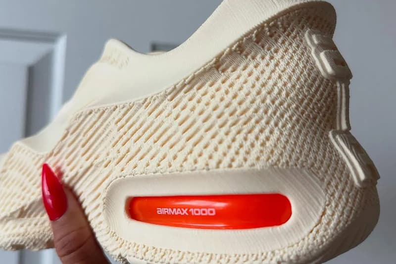 Nike Air Max 1000 "Oatmeal" HV0234-100 Oatmeal/White-Total Orange 3d zellerfield