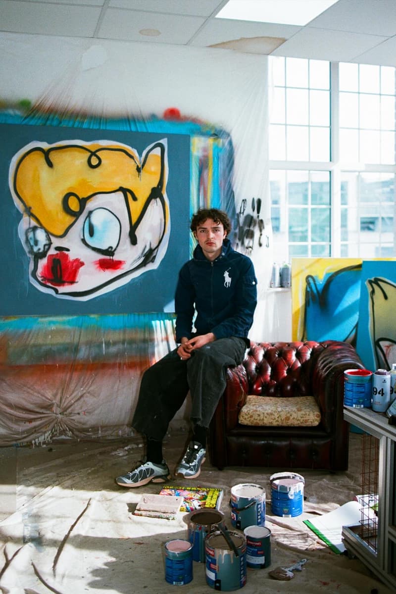 Tomas Gittins Opens Pursuit of Joy Debut Exhibition in London art artworks salomon sportstyle toxic arts gallery.