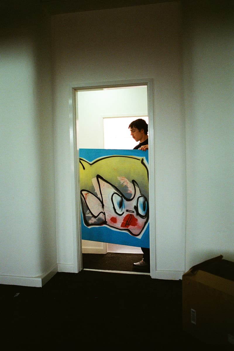 Tomas Gittins Opens Pursuit of Joy Debut Exhibition in London art artworks salomon sportstyle toxic arts gallery.