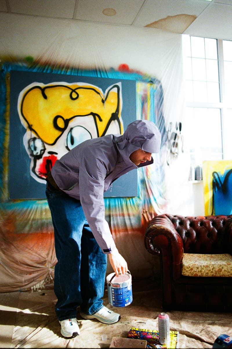 Tomas Gittins Opens Pursuit of Joy Debut Exhibition in London art artworks salomon sportstyle toxic arts gallery.