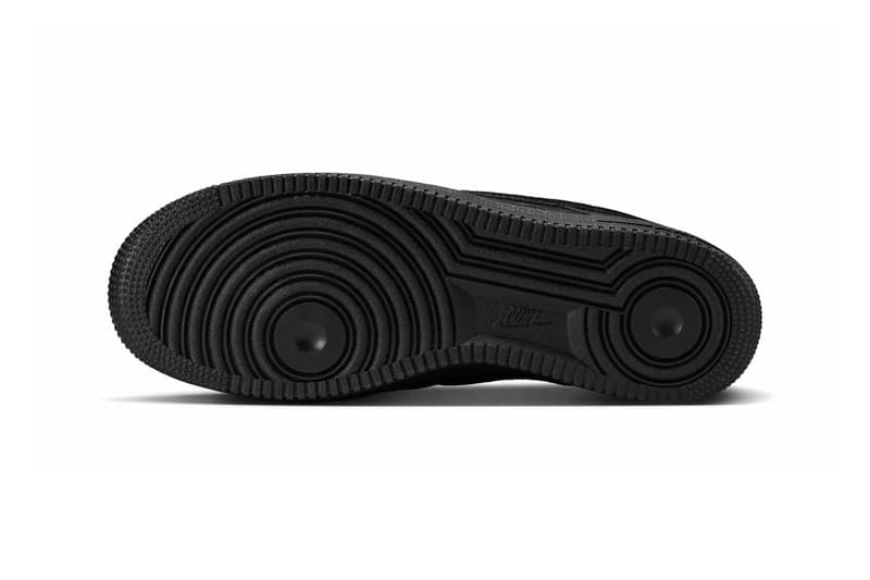 Nike Air Force 1 Low Black Pony Hair snakeskin HQ1977-001 Release Info