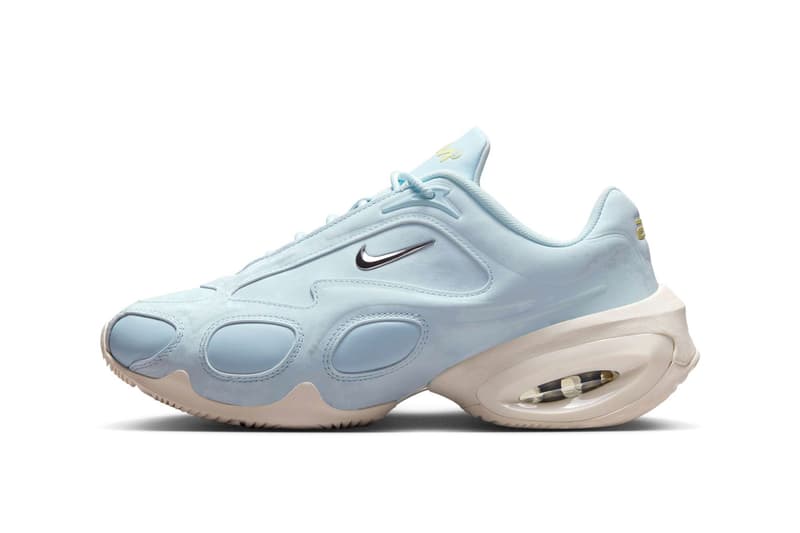 Nike Air Max Muse "Glacier Blue" Release Info summer 2025 Glacier Blue/Pale Ivory-Metallic Silver IH3361-474 retro futurism womens sneaker 