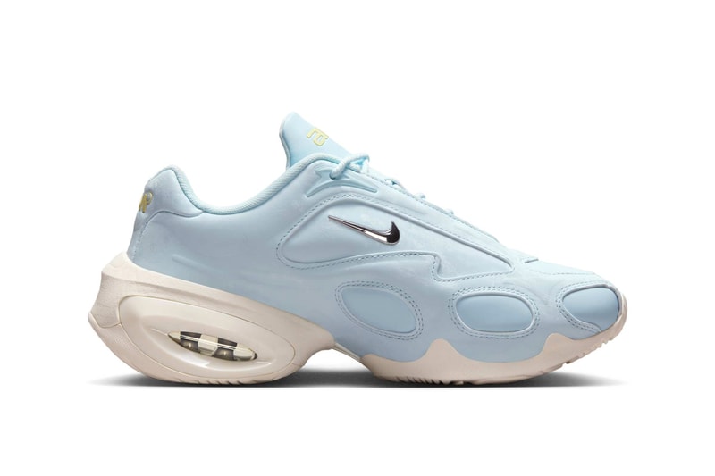 Nike Air Max Muse "Glacier Blue" Release Info summer 2025 Glacier Blue/Pale Ivory-Metallic Silver IH3361-474 retro futurism womens sneaker 