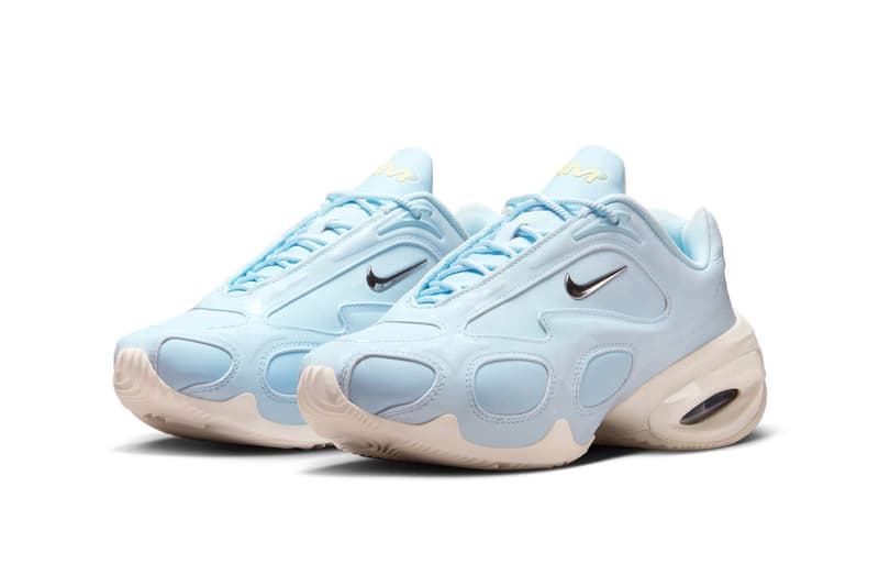 Nike Air Max Muse "Glacier Blue" Release Info summer 2025 Glacier Blue/Pale Ivory-Metallic Silver IH3361-474 retro futurism womens sneaker 
