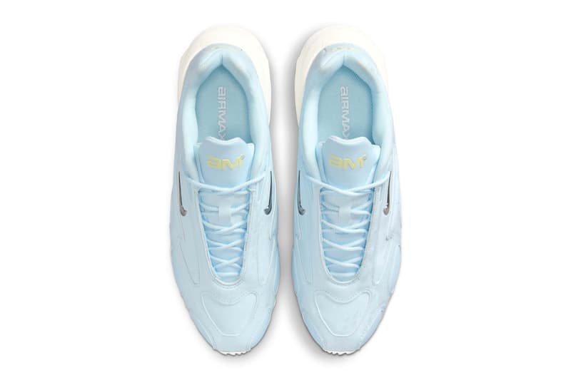 Nike Air Max Muse "Glacier Blue" Release Info summer 2025 Glacier Blue/Pale Ivory-Metallic Silver IH3361-474 retro futurism womens sneaker 