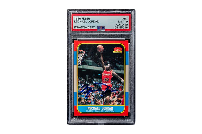 Rare Signed Michael Jordan Rookie Card JOOPITER Auction announcement info