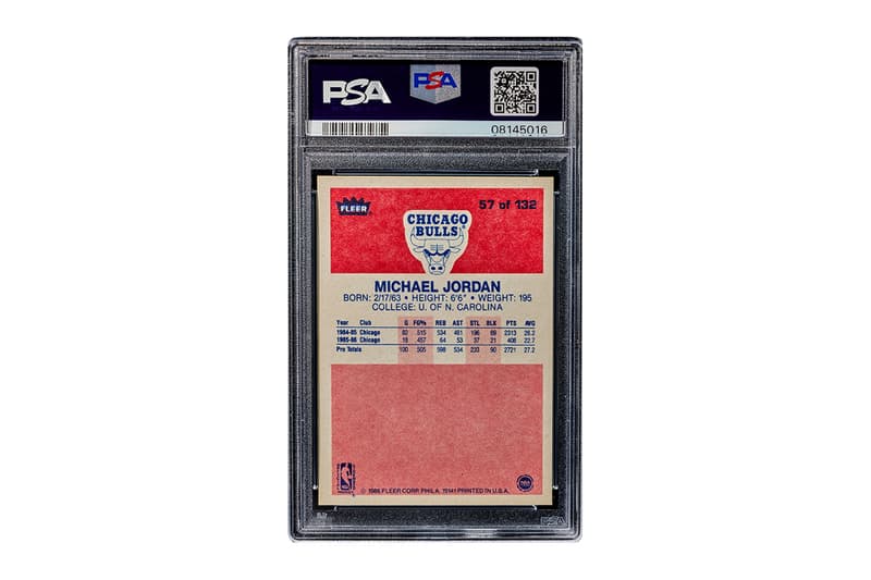 Rare Signed Michael Jordan Rookie Card JOOPITER Auction announcement info