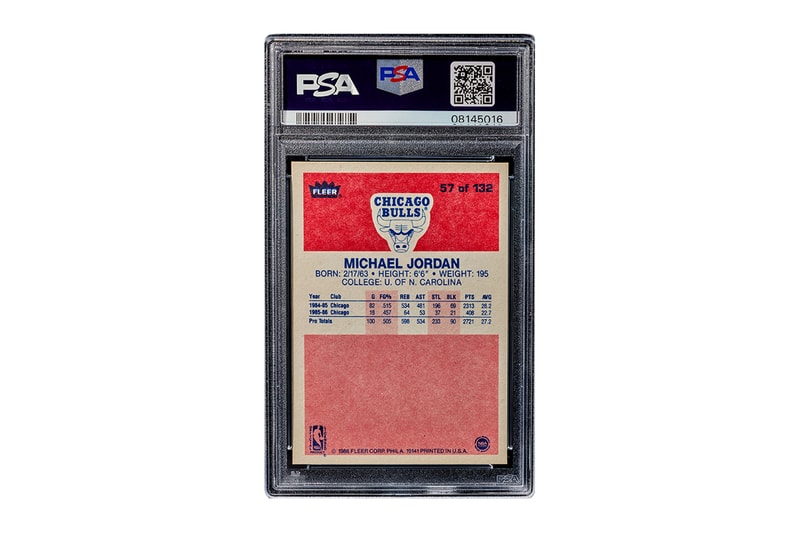 Rare Signed Michael Jordan Rookie Card JOOPITER Auction announcement info