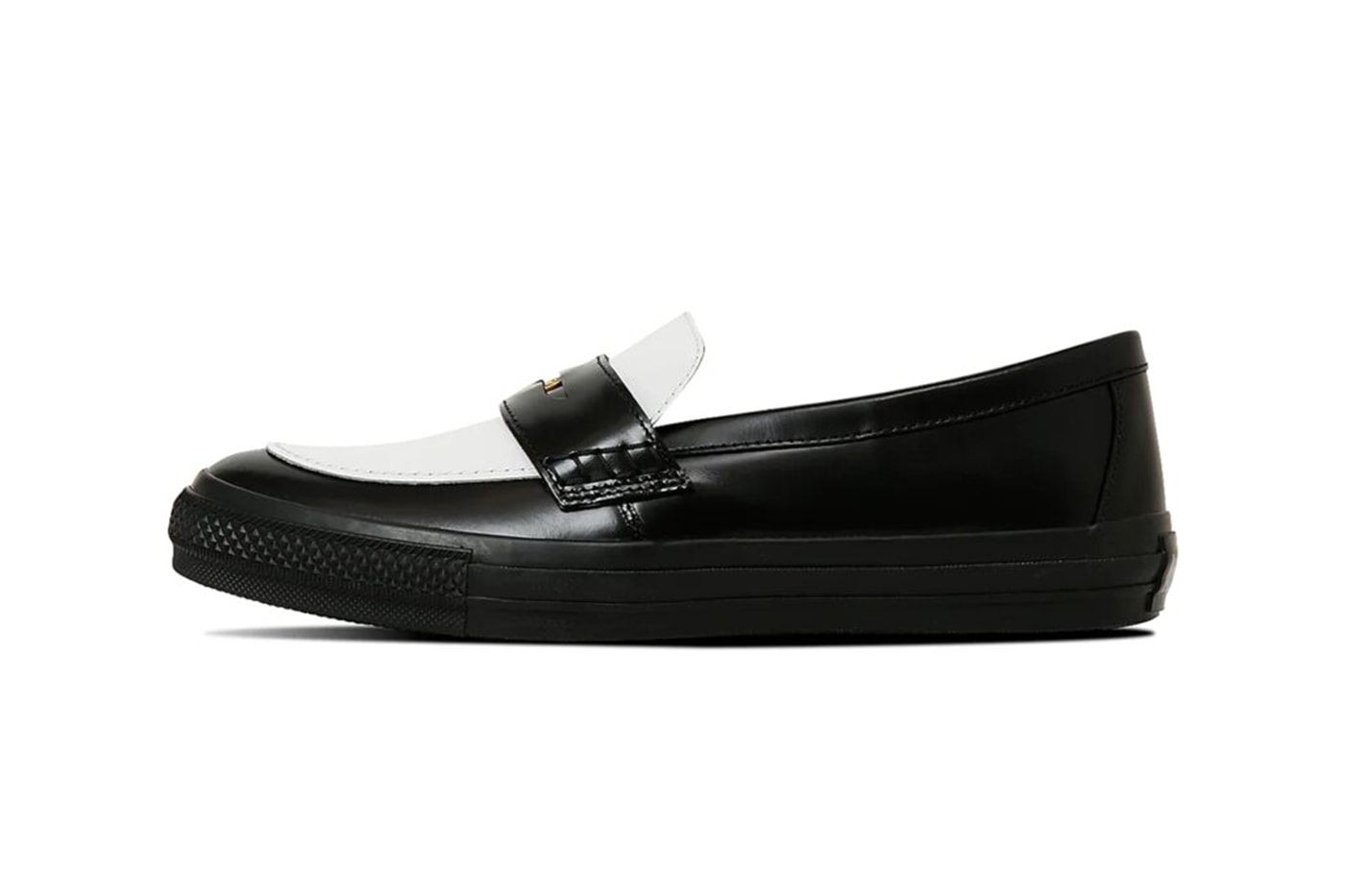 Converse Unveils the Sleek, Casual Cool All-Star Coinloafer Black White laceless loafer 